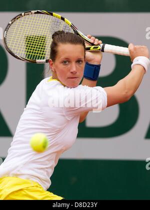 24.05.2013. Roland Garros, Paris, Frankreich.  WTA French Open 2013 WTA Tennis Frauen Tour Grand-Slam-Qualifikation Bild zeigt Dinah ger Stockfoto