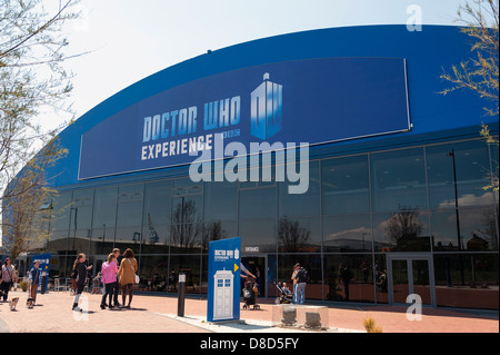 Doctor Who Erfahrung BBC in Cardiff Bay, South Wales, UK. Stockfoto