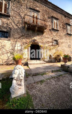 Nelsons Burg in Bronte, Sizilien, Italien Stockfoto