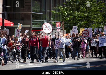 März gegen GVO, 2013 - Washington, DC USA Stockfoto