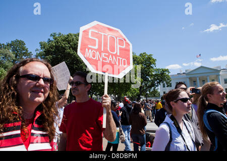 März gegen GVO, 2013 - Washington, DC USA Stockfoto