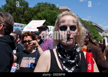 März gegen GVO - 2013, Washington DC Stockfoto