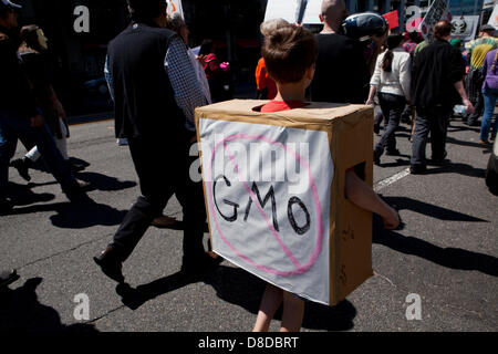 März gegen GVO, 2013 - Washington, DC USA Stockfoto