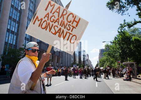 März gegen GVO, 2013 - Washington, DC USA Stockfoto