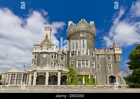 Casa Loma in Toronto - Westblick Stockfoto