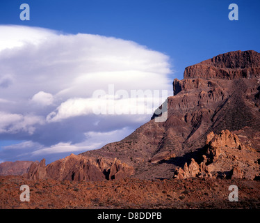 Karge Gelände in der Mount Teide National Park, Teneriffa, Spanien. Stockfoto