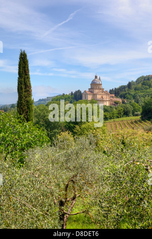 Wallfahrtskirche San Biagio in Montepulciano, Toskana, Italien Stockfoto