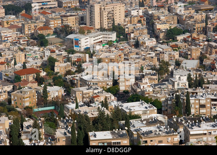 Detail der Stadt Haifa aus Israel Stockfoto