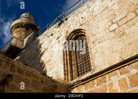 Außerhalb der alten Synagoge Stockfoto