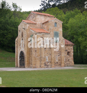 San Miguel de Lillo Church, Oviedo, Spanien Stockfoto
