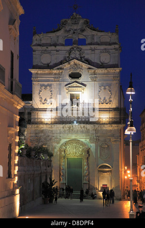 Italien, Sizilien, Siracusa, Piazza del Duomo, Santa Lucia Alla Badia Kirche, Stockfoto