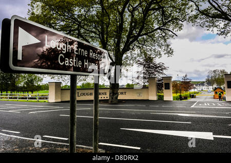 Eingang des Lough Erne Golfresort Stockfoto