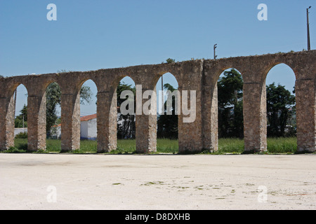 Römisches Aquädukt in Obidos, Portugal Stockfoto