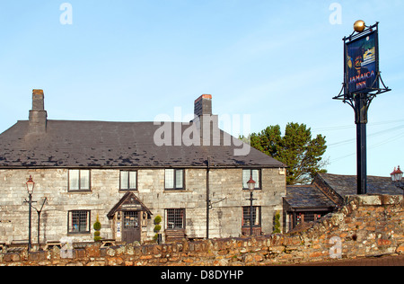 Das berühmte Jamaica Inn on Bodmin Moor, Cornwall, UK Stockfoto