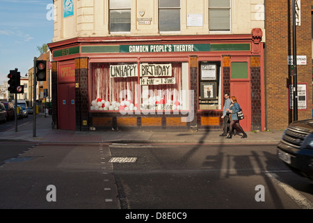 Camden Volkstheater auf Hampstead Road in London. Stockfoto