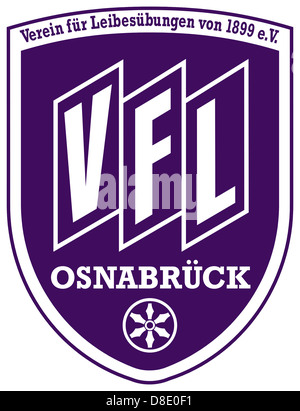 Logo des deutschen Fußball-Nationalmannschaft VfL Osnabrueck. Stockfoto