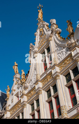 Rathaus in Brügge, Belgien Stockfoto