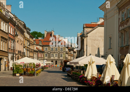 Straße der Altstadt, Warschau, Polen Stockfoto