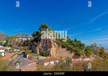 Kirche Santo Domingo de Guzmán, Benalmádena, Andalusien, Spanien Stockfoto