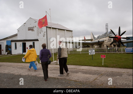 Davidstow Flugplatz Museum früher RAF Davidstow Moor Cornwall UK historisches Militärmuseum Stockfoto