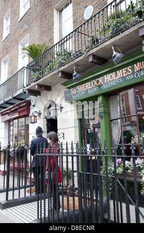 Sherlock Holmes Museum, London, UK Stockfoto