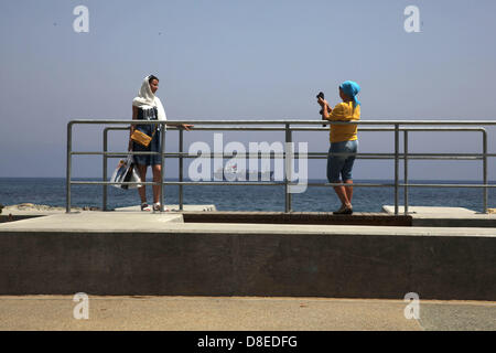 Zypern, Limassol:Tourists genießen Sie ihren Urlaub in Limassol auf Mai 17,2013 Stockfoto