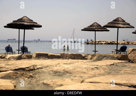 Zypern, Limassol:Tourists genießen Sie ihren Urlaub in Limassol auf Mai 17,2013 Stockfoto