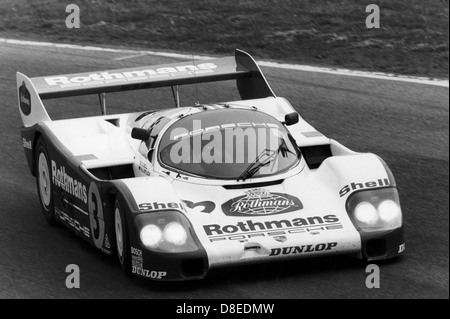 1000 KM Monza, 1985, Porsche 956, Dereck Bell, Hans Stuck, Stockfoto