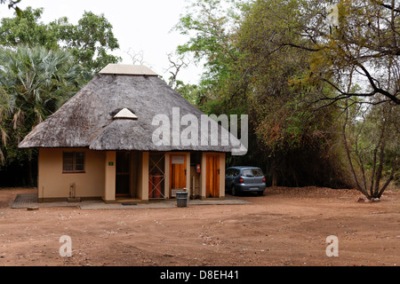 Letaba Campingplatz Unterkunft Krüger Nationalpark in Südafrika Stockfoto