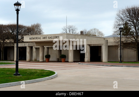 Weg Weg Eingang zum Memorial Art Gallery. Stockfoto