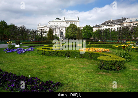 Volksgarten Park, Burgtheater, Wien, Austria, Europe Stockfoto