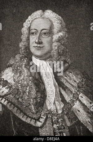 George II, 1683-1760. König von Großbritannien und Irland, Herzog von Braunschweig-Lüneburg, Hannover Stockfoto