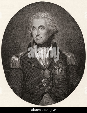 Vize-Admiral Lord Horatio Nelson, 1. Viscount Nelson, 1758-1805. Aus einer ersten Buch der britischen Geschichte veröffentlicht 1925. Stockfoto
