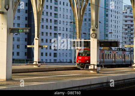 Oriente Bahnhof, Lissabon Portugal Stockfoto