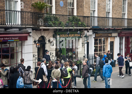 Sherlock Holmes Museum, Baker Street, London, UK, GB Stockfoto