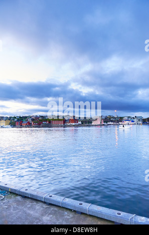 Regierungsgebäude in Torshavn Hauptstadt der Färöer Stockfoto