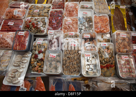 Fischmarkt in Puerto Montt, Chile Stockfoto