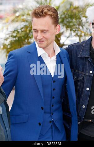 25. Mai 2013 - Cannes, Ca, Frankreich - TOM HIDDLESTON. Nur Liebhaber links lebendig Foto call.66th Cannes Film Festival.Cannes, France.May 25, 2013. (Kredit-Bild: © Roger Harvey/Globe Photos/ZUMAPRESS.com) Stockfoto