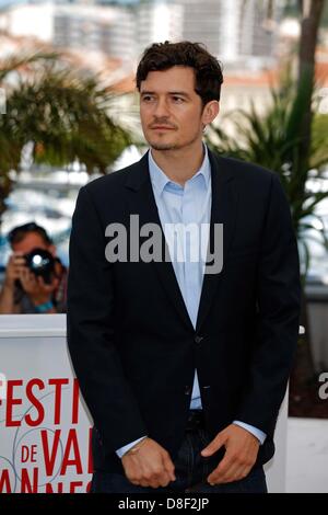 26. Mai 2013 - Cannes, Ca, Frankreich - ORLANDO BLOOM. Zulu premiere.66th Cannes Film Festival.Cannes, France.May 26, 2013. (Kredit-Bild: © Roger Harvey/Globe Photos/ZUMAPRESS.com) Stockfoto