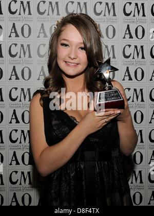 Markham, Ontario, Kanada. 27. Mai 2013. Sängerin Kira Isabella bei der Country Music Association of Ontario Awards 2013.  (DCP/GMP/N8N) Stockfoto