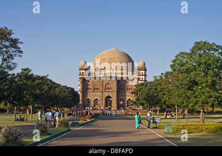 Asien, Indien, Karnataka, Bijapur, Golgumbaz, Archaeologisches Museum Und Mausoleum von Mohammed Adil Shah Stockfoto