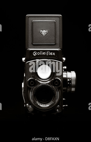 Rolleiflex FX Mittelformat-Kamera hergestellt von DHW Fototechnik Stockfoto