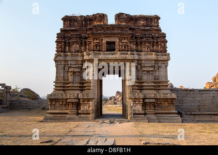 Achyutaraya Tempel, Ruinen von Hampi, Indien Stockfoto