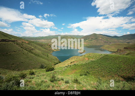 Katse Dam See in Lesotho Stockfoto