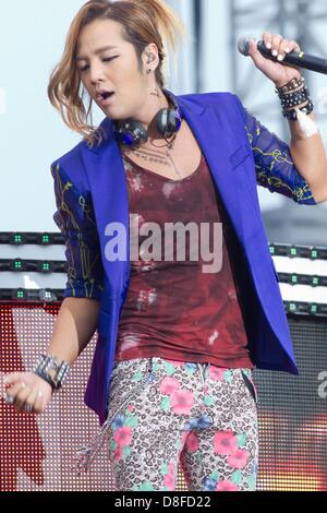 Am Sonntag, 26. Mai 2013 besucht Jang Keun Suk 2013 SUPER TAIKYU IN KOREA Aktivität in Seoul, Südkorea. Stockfoto