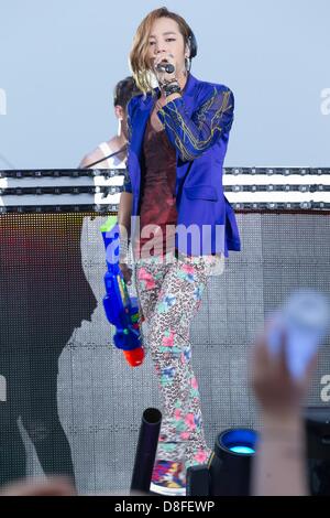 Am Sonntag, 26. Mai 2013 besucht Jang Keun Suk 2013 SUPER TAIKYU IN KOREA Aktivität in Seoul, Südkorea. Stockfoto