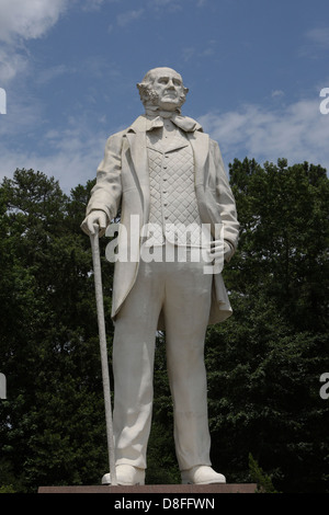 Skulptur von Sam Houston Stockfoto