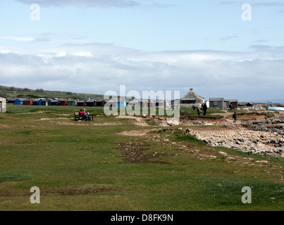 PORTLAND BILL IN DORSET. VEREINIGTES KÖNIGREICH. DER SOUTH WEST COAST PATH Stockfoto