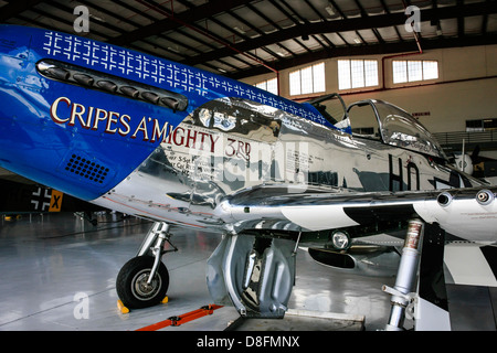 Eine P51 Mustang Flugzeug an die Fantasy Flight Museum FL Stockfoto