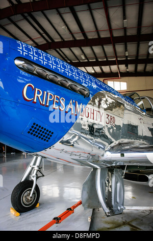 Eine P51 Mustang Flugzeug an die Fantasy Flight Museum FL Stockfoto